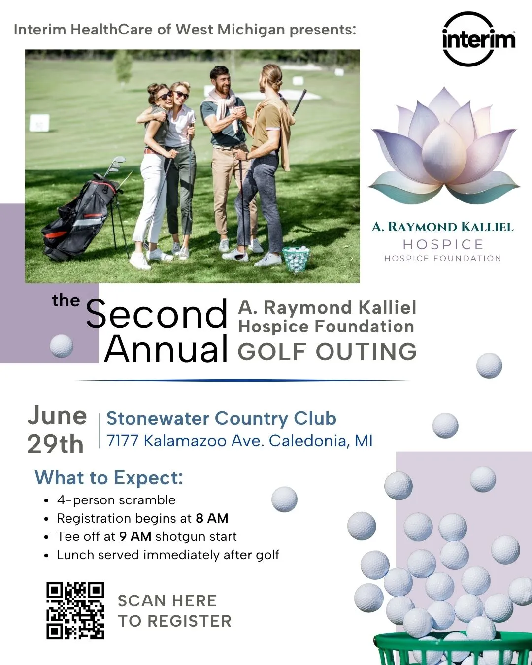 Golf Outing is 6/29/26, 8am