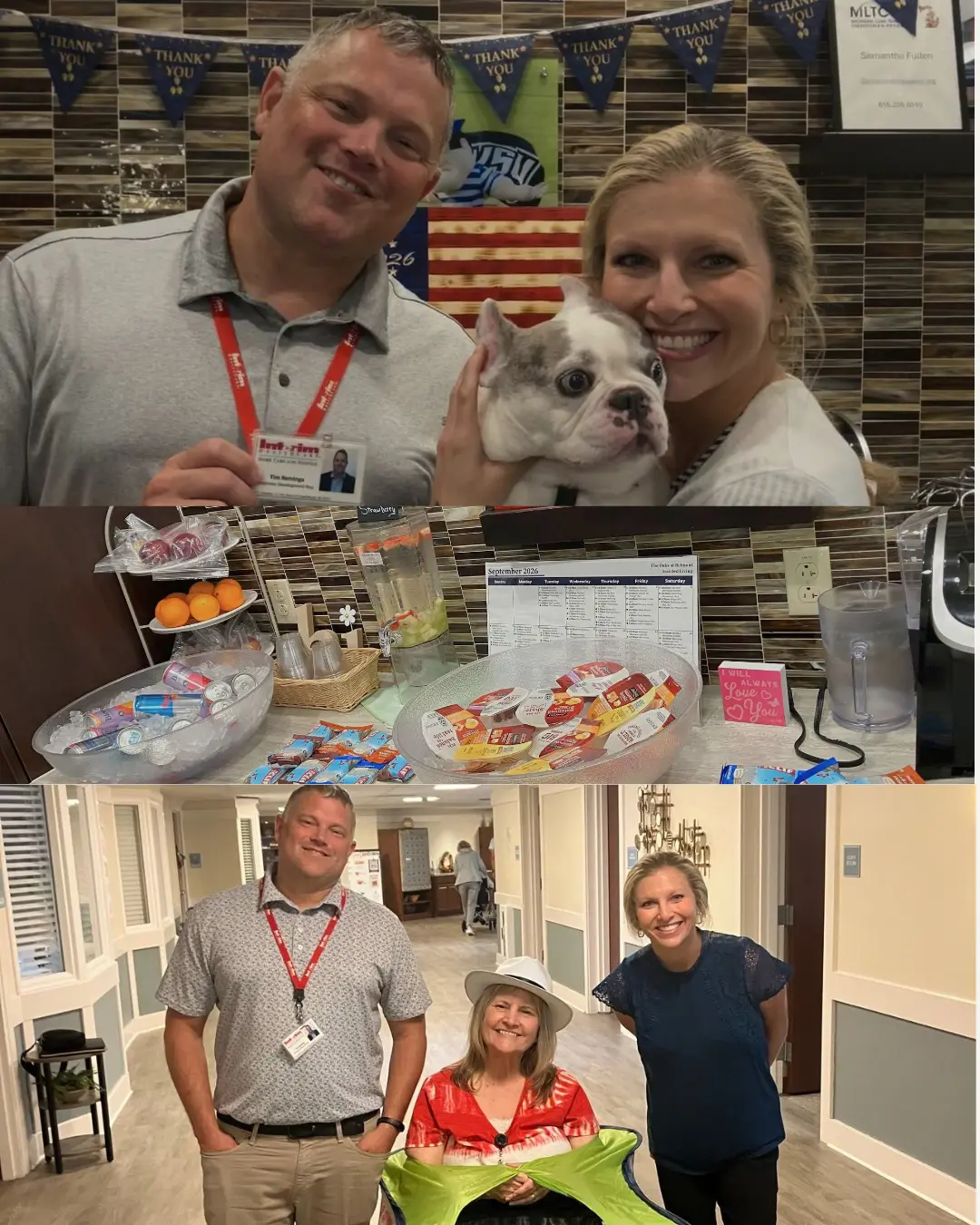 Our team members delivering cheer to communities